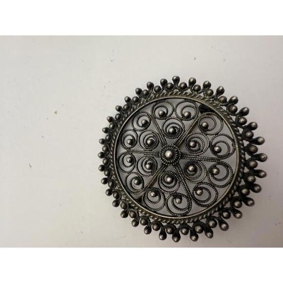 olesølje  Solje Norweigian Silver Brooch Norway by Finn Jensen - Picture 3 of 10